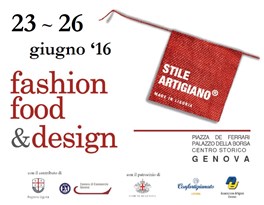 Stile Artigiano 2016 - Genova, 23-26 giugno